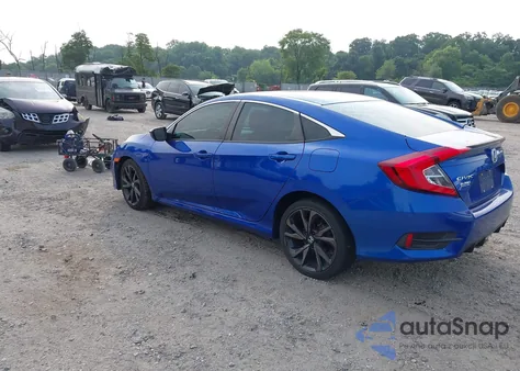 2019 Honda Civic Sport z USA, uszkodzony, nr VIN 2HGFC2F83KH538217